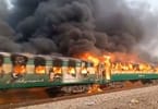 73 passengers killed in Pakistan train inferno
