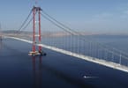 New bridge linking Europe and Asia is the longest suspension bridge in the world