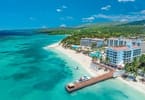Aerial view of the all-new Sandals Dunn's River, a 260-room luxury-included resort nestled in the heart of Ocho Rios, Jamaica - image courtesy of Sandals