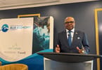 Minister turystyki Jamajki przemawia na szczycie dotyczącym zrównoważonej niebieskiej gospodarki w 2024 r