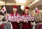Qatar Airways ສືບຕໍ່ຖ້ຽວບິນ Doha ປະຈໍາວັນໄປ Osaka Kansai