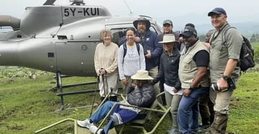 100-year-old Charles Njonjo tracks mountain gorillas at Mt Mgahinga National Park