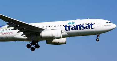 Air Transat is making its first commercial flights today