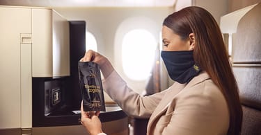 Etihad Airways introduces new face mask for premium passengers