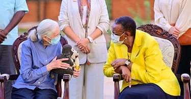 Jane Goodall and First Lady Janet K. Museveni | eTurboNews | eTN