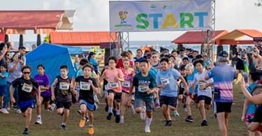 Bieg dla dzieci w Guam