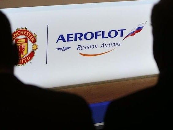 Манчестер Јунајтед се откажа од спонзорскиот договор на Аерофлот
