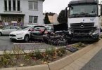 Accident or attack? 17 people injured as truck plows into traffic stop in Germany