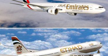 Non-stop to Tel Aviv from Dubai on Emirates, from Abu Dhabi on Etihad makes Turkish Airlines nervous