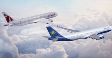 Kigali to Doha nonstop flights now with Qatar Airways and RwandAir new codeshare deal