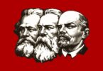 Marx, Lenin and Ho Chi Minh party at Engels' wedding in India.