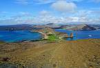 22 Galapagos Sea Star Journy - Bartolome Islands summit with yacht