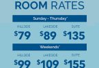 أسعار الفنادق في 50 وجهة سفر أمريكية رئيسية