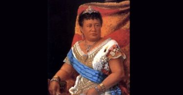 Portrait of Kapiʻolani, by Charles Furneaux, on display at Iolani Palace. Public Domain.